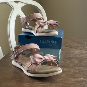 Stride Rite Cesia Blush Pink Kids Sandals Toddler Girl Size 12W